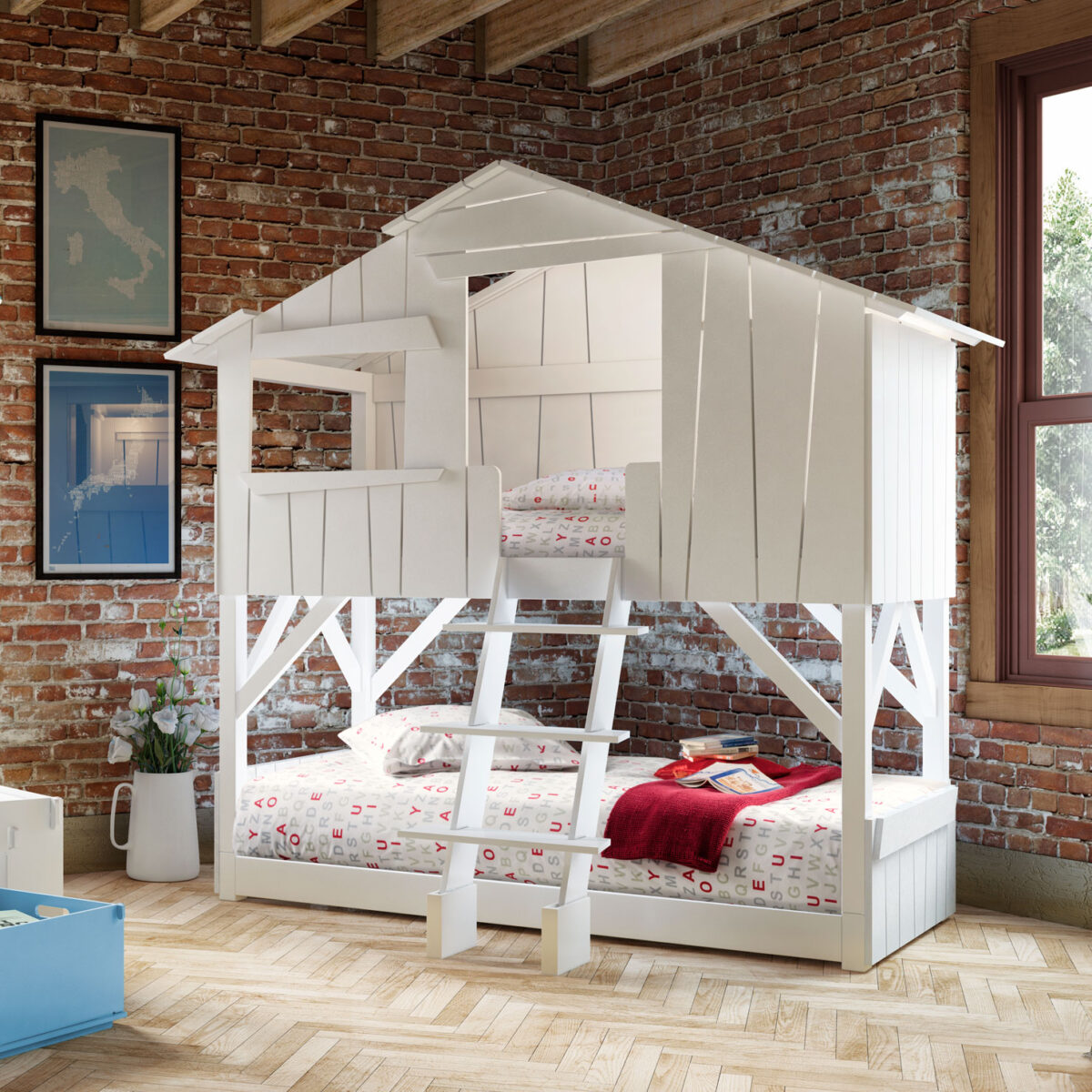 Treehouse Bed Double high