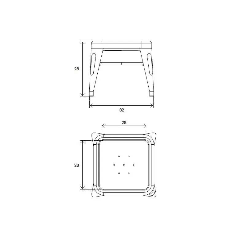 TOLIX Mouette kids stool