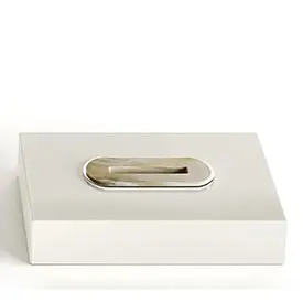 Ivory Horn Kleenex Box