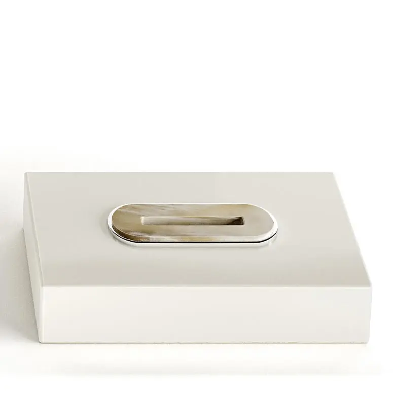Ivory Horn Kleenex Box