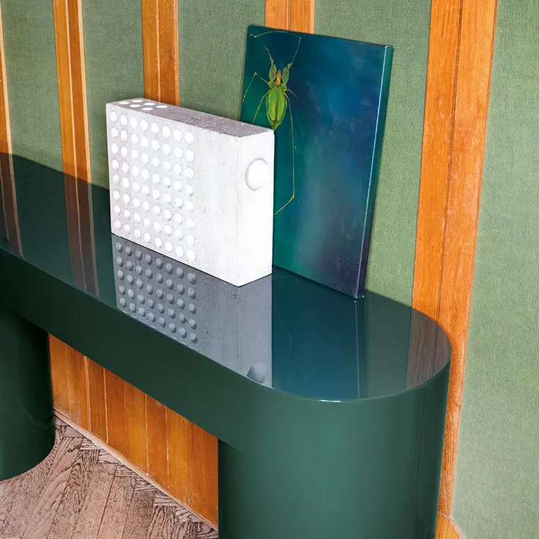 Somaschini Console dark green