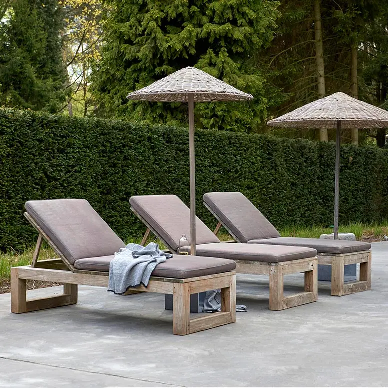 Sempre Fred Teak Sunbed