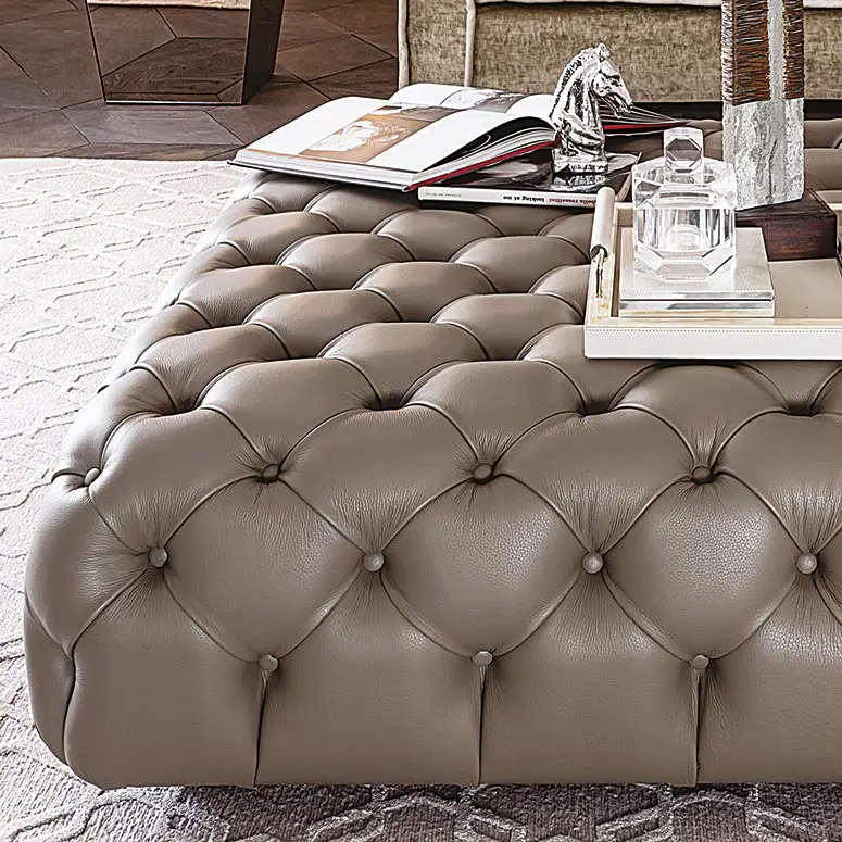 Casamilano Hyatt Ottoman Leder