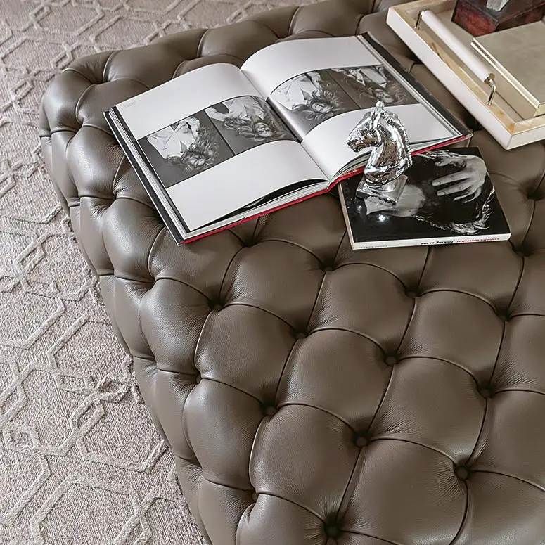 Casamilano Hyatt Ottoman Leder